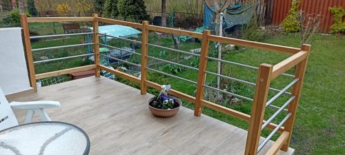 Kapaszkodó a lépcsőhöz - Balustrade kültéri gát Teljes 1 MB