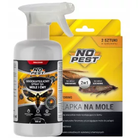    Permetező, aeroszol csótányok, kullancsok, szúnyogok, lepkék, hangyák, legyek, darazsak, pókok, bolhák, poloskák, ezüsthal ellen No-Pest 500 ml