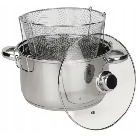   Fazék - Fazék hasábburgonya sütéséhez Rossner KL88 ezüst, 5,5 l