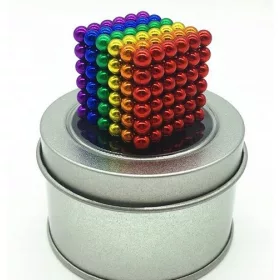   Mágneses készlet - Színes mágneses golyók 5 mm 6 színű neocube