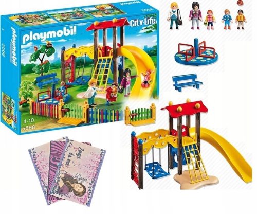 Építőkészlet, szívószálak - Playmobil 5568 játszótér gyermekeknek