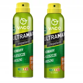  Rovarriasztó - 2x ultramax spray szúnyogokhoz kullancsok 30% DEET _ X2