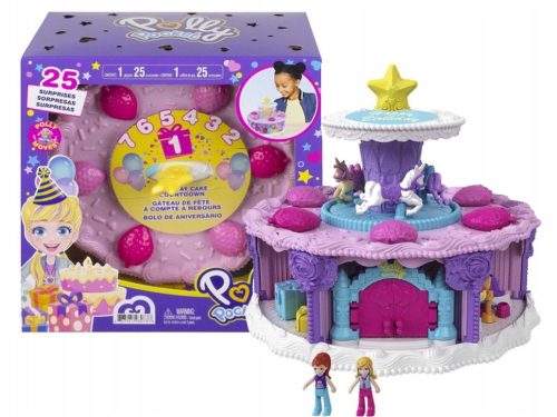 Mini baba - Polly Pocket Doll. Születésnapi torta szett gwew06