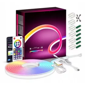   LED szalag 3M Neon 5050 RGBIC Bluetooth alkalmazás Pilot alkalmazás időzítő USB