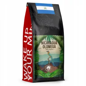   Kávé szemcsés 1 kg olomega nicaragua arabica 100% -ban frissen pörkölt - kék orca
