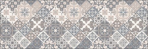PATCHWORK KONYHA FOTÓTAPÉTA CSEMKESZERŰ 350x60cm