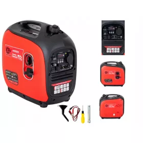 Hordozható egyfázisú HDM 2400 W-os benzines generátor