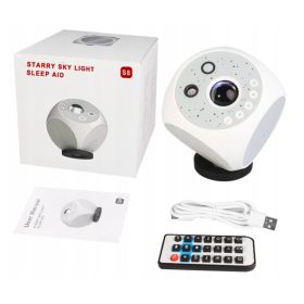 ÉJSZAKAI LÁMPA STARS SKY PROJEKTOR TÁVIRÁNYÍTÓ