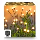 Földbe szúrható lámpa - 2 DC Firefly Solar kerti lámpák 10led golyók