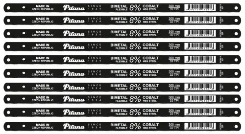 Fűrészek, fűrészlapok - Pilated bimetal fűrészpenge Piła 32TPI - 10 DCS -hez