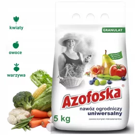   Több összetevős műtrágya UNIVERZÁLIS KERTÉSZI TRÁGYA AZOFOSKA 5KG GRÁNULA granulátum 5 kg 5 l