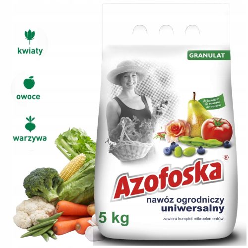 Több összetevős műtrágya UNIVERZÁLIS KERTÉSZI TRÁGYA AZOFOSKA 5KG GRÁNULA granulátum 5 kg 5 l