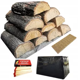   Fa a kandallóhoz - Fájdott tölgyfa kandalló fa 25 kg + freebies