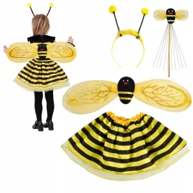   Unisex gyerek jelmez - A Bee ruhának van egy Bee jelmezkészlete 4 El.