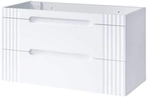  FEHÉR függő mosdószekrény 120 cm Fiókok