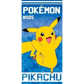   Törölköző - Fürdő törülköző 70x140 pikachu pokemon pamut