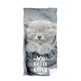   Törölköző - Pamut törülköző gyermekek macska 70x140 cm macskák