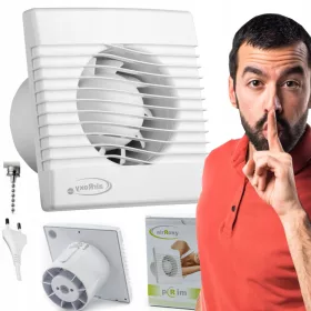   Fürdőszoba ventilátor - FÜRDŐSZOBAI VENTILÁTOR 120 SZÖRGES KÁBEL SZELEPTEL