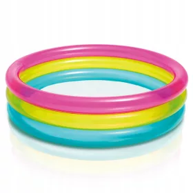   Kerek felfújható medence Intex 57104 86 x 86 x 25 cm + Intex 59631 javítófolt