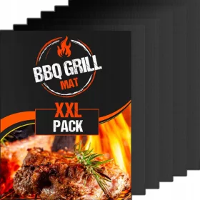  Grillszőnyeg - 6x teflon szőnyeg tapadás a grill sütésére xxl