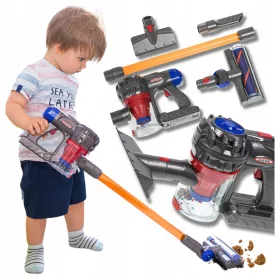    Függőleges porszívó gyermekeknek hang 2 az 1-ben hanggal és kézi szívófunkciós hanggal