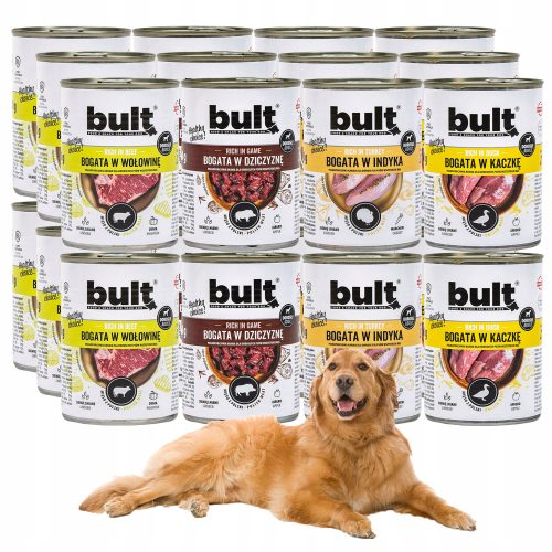 Nedves kutyaeledel - BULT WET CAN KUTYÁTELETEL ÍZEK KEVERÉKE 24X800G