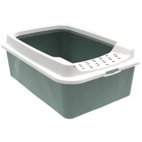   Macska WC - Rotho Bonnie Cuveta egy zöld kerettel rendelkező macskához