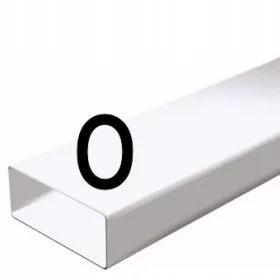   Légcsatorna - Art. 915 - Lapos csatorna 220x90mm, hossz 150cm