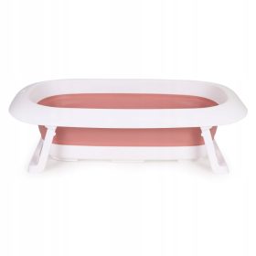   Baba fürdőkád - Gyerekfürdő -kád, rózsaszínűen lehajtott, lefolyóval