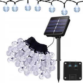   Földbe szúrható lámpa - Girlanda Garden Solar Lámpa 100 LED golyó 12m