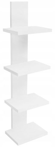 Fali állvány függő polc fehér panel mdf 76 cm