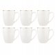 Bögre - Altom Design Bella Złota Linia bögre, porcelán, 320 ml