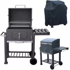 Faszenes grill - Szénkerti grill VL01p borítóval nagy xxl