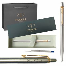   Toll gyerekeknek - Parker Jotter Steel GT + Pen + Bármilyen gravírozás