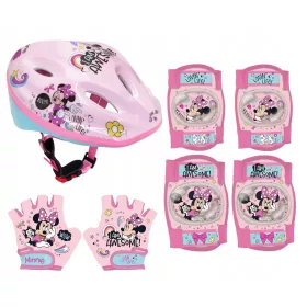    Kerékpáros sisak gyerekeknek MINNIE Mouse 52-56 cm + 2 egyéb termék