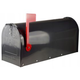 Postaláda - Anthracite zászlók American Postabox