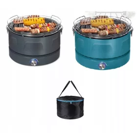   Faszenes grill - Automatikus füst nélküli szén grill +táska akkumulátorok