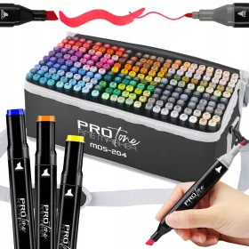   Jelölők gyerekeknek - PRO ALCOHOL MARKERS SZETT 204 ÉRINTŐ + TÁSKA