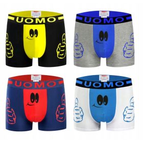 Gyermek bugyi, boxer - Fiú bokszos vicces 4pak.