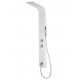 Zuhany panelek - Corsan Alto White Shower Panel+LED+esztreg