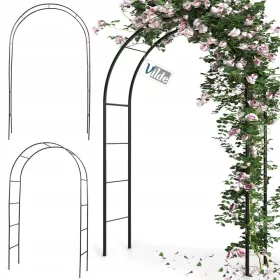   Pergola - Kerti pergola fém ív virágok rózsák kúszónövények