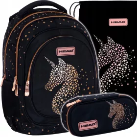    Fej hátizsák Unicorn iskolatáska Unicorn + 2 egyéb termék