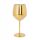 Karácsonyi étkészlet - GOLD acél borospohár 500ml HOMLA