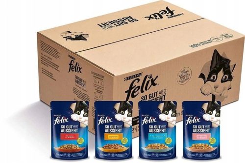 Konzerv macskáknak - Felix fantasztikus macskaeledel egy 120x85 g zselében