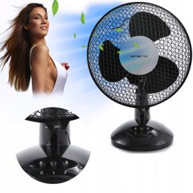    Emerio asztali ventilátor Emerio WIATROK fekete asztali ventilátor 30cm fekete
