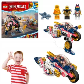    LEGO Duplo 1717923 Lego ninjagos MECH MOTORKERÉKPÁRBA VÁLTÓ motorkerékpár gyorshajtó robot transzfo