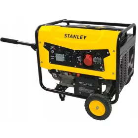  Hordozható háromfázisú Stanley 7500 W-os benzingenerátor