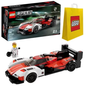    LEGO Speed Champions 76916 Porsche 963 + LEGO 6315792 VP PAPÍRTÁSKA KÖZEPES M 34X41X10 TE