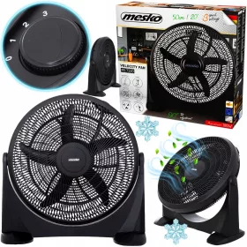   Fürdőszoba ventilátor - NAGY PADLÓKERINGETŐ MESKO MS 7330 50cm 180W
