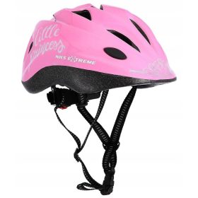   Gyermek sisak - Állítható kerékpáros sisak lányoknak 49-58 cm